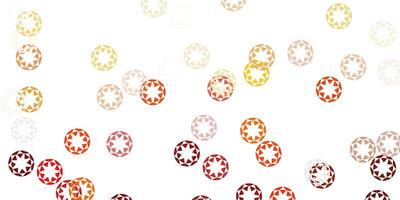 Light orange vector backdrop with dots.