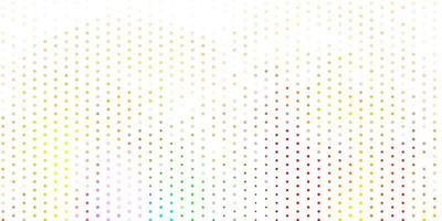 Light multicolor vector backdrop with dots.