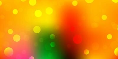 Light multicolor vector background with random forms.