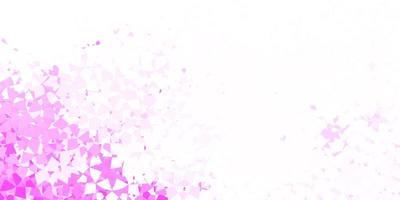 Light pink vector background with polygonal forms.