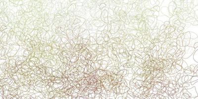 Light green, yellow vector texture with memphis shapes.