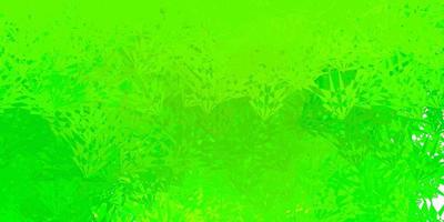 Dark green vector backdrop with triangles, lines.