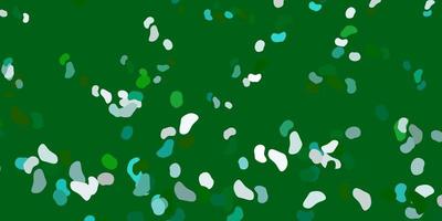 Light green vector backdrop with chaotic shapes.