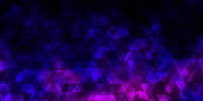 Light Purple, Pink vector background with lines, triangles.