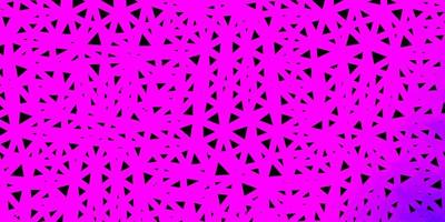 Light purple, pink vector triangle mosaic design.