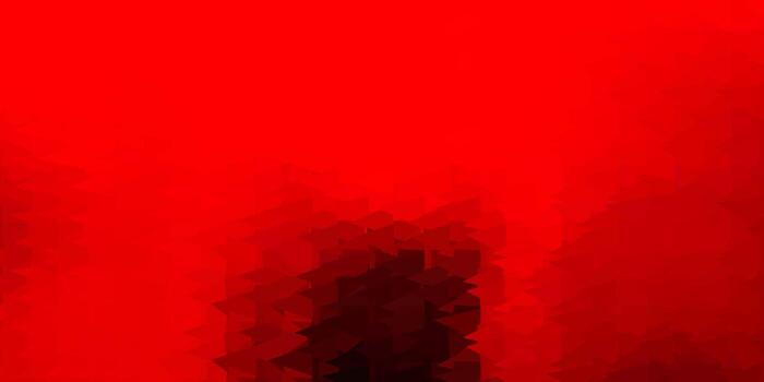 diseño de polígono degradado vectorial rojo oscuro. vector