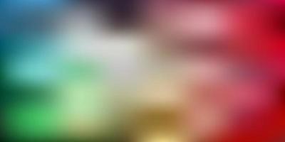 Light green, red vector abstract blur background.
