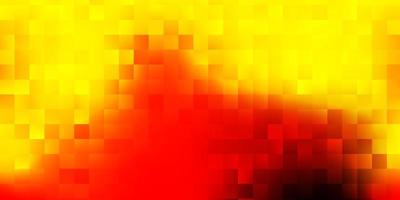 Light red, yellow vector background with random forms.