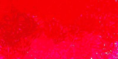 Light red vector background with polygonal forms.