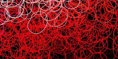 Dark red vector background with random forms.