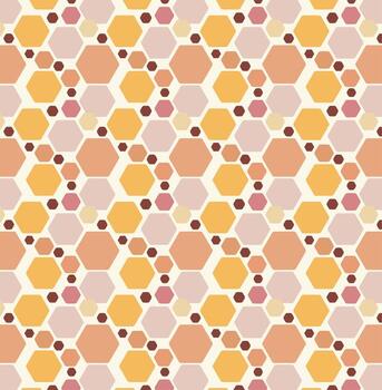 hexagonal geometric pattern vector