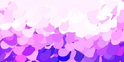 Light purple vector texture with memphis shapes.