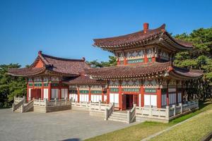 Tomb of King Tongmyong in Pyongyang, North Korea photo