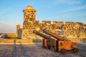 San Salvador de la Punta Fortress in Havana, Cuba photo