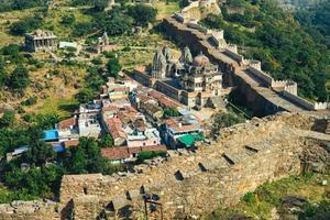 Kumbhalgarh wall in Rajasthan, India photo