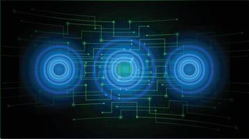 cyber circuit future technology concept background vector