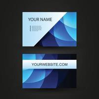 Business card template design vector