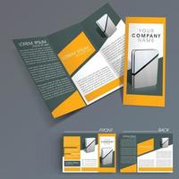 Brochure template vector design