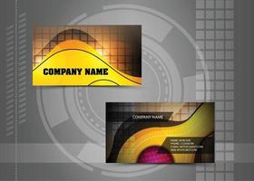 Vector creative business card template