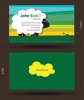 Vector creative business card