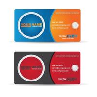 Vector  creative business cards
