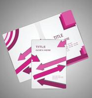 Creative brochure template design vector