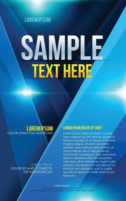 Creative brochure design template