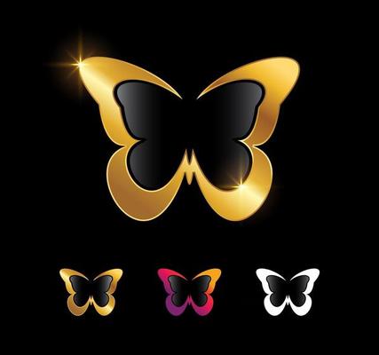 Gold Butterfly Vector Art, Icons, and Graphics for Free Download