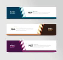 Vector Abstract Banner Design Web Template