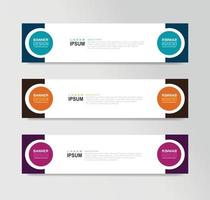 Vector Abstract Banner Design Web Template