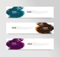 Vector Abstract Banner Design Web Template