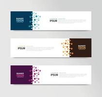 Vector Abstract Banner Design Web Template