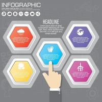 Nature infographics design templates set, vector eps10 illustration