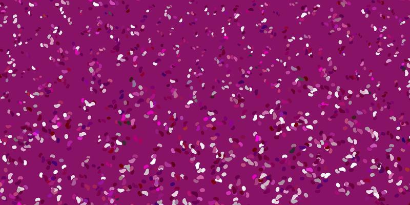 Light pink vector texture with memphis shapes.