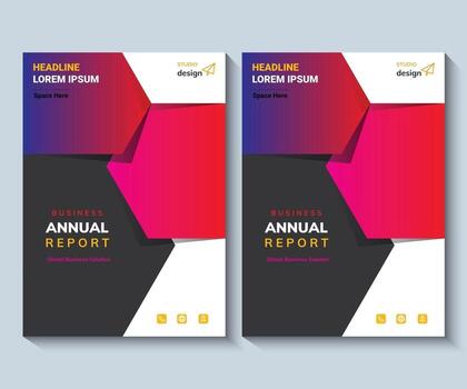 Annual Report design Layout Multipurpose use for any Project, annual report, Brochure, flyer, Poster, Booklet, etc. vector
