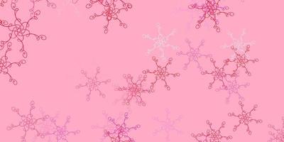 Light Pink vector background with lines.