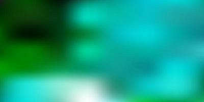 Light blue, green vector abstract blur backdrop.