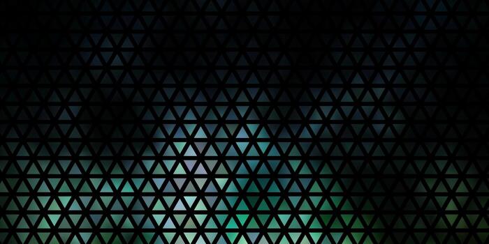 Light Blue, Green vector layout with lines, triangles.