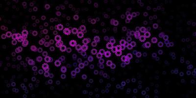Dark pink vector texture with disks.