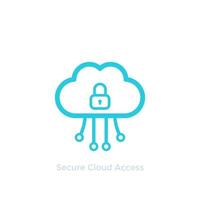 Secure cloud access, vector