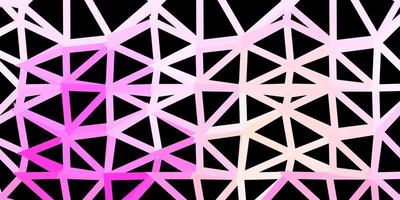 Light pink vector triangle mosaic design.