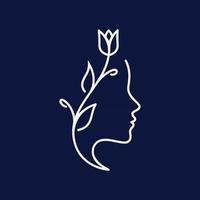 Beauty woman logo for your business salon  skin care and spa