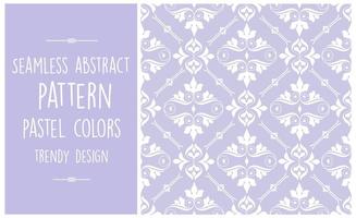 Seamless abstract pattern trendy pastel vector