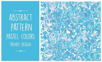 Seamless abstract pattern trendy pastel vector