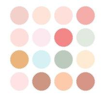 Abstract background frame banner pastel vector