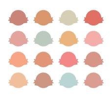 Covers Icons pastel girly theme for web stores vector