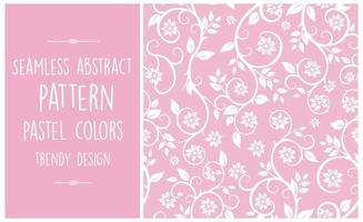 Seamless abstract pattern trendy pastel vector