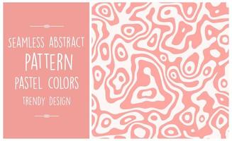 Seamless abstract pattern trendy pastel vector