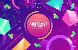 Electric Style Abstract Geometric vector