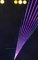 Disco light rays photo